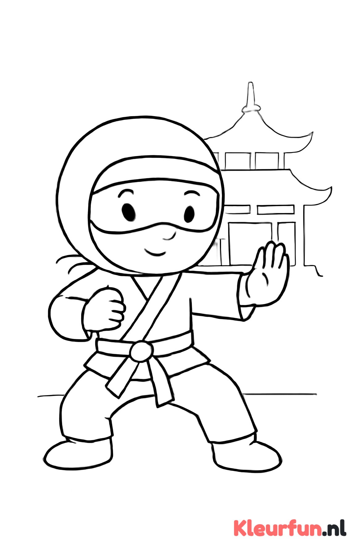 Vriendelijke Kleuter Ninja