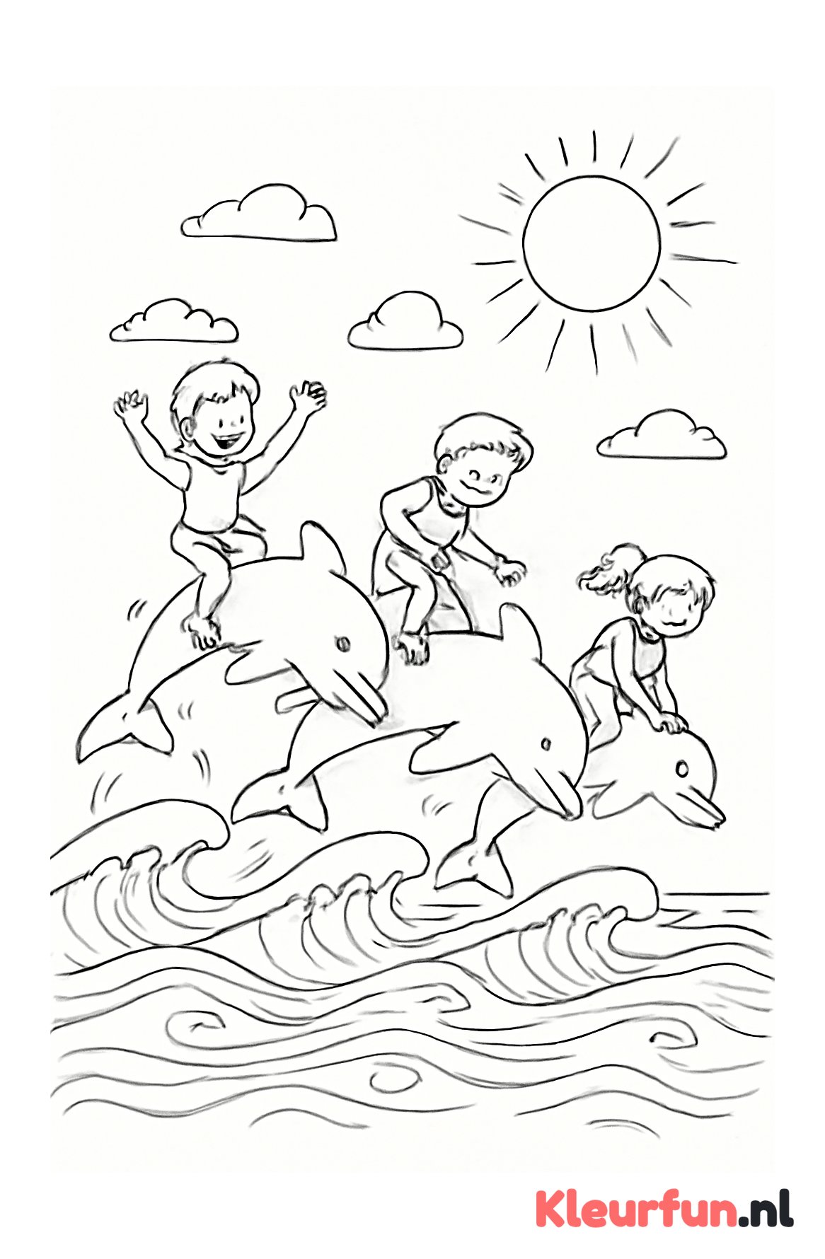 Watersport met dolfijnen