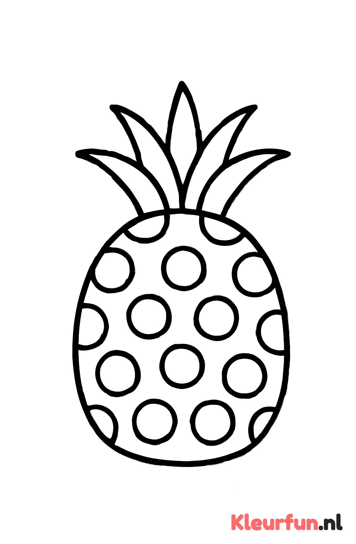 Ananas met stippen