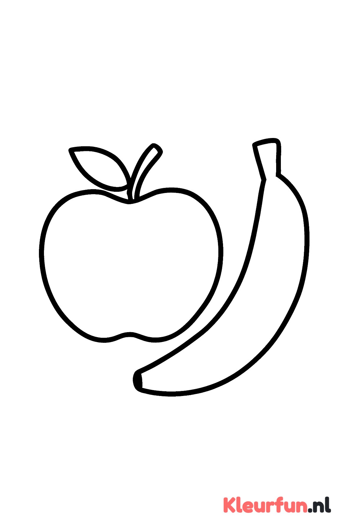 Appel en Banaan voor Peuters