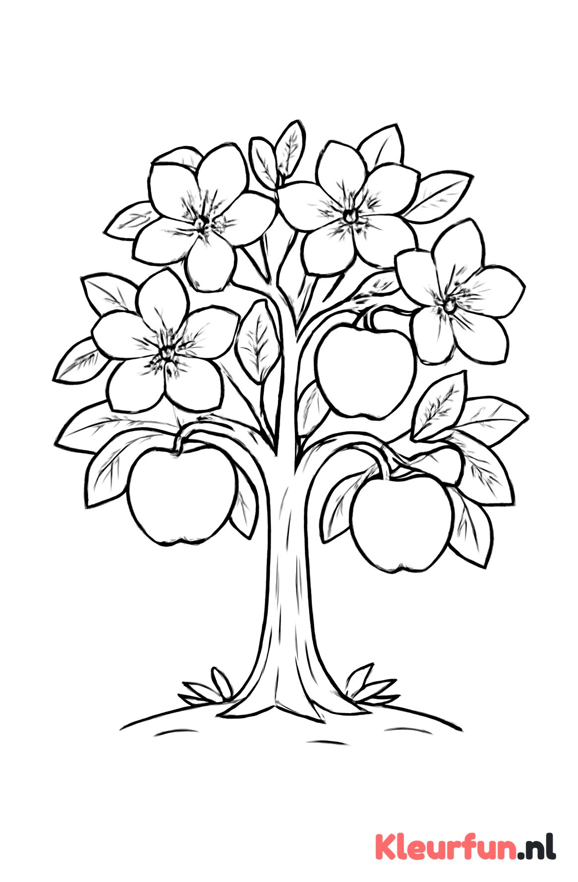 Appelboom in bloei