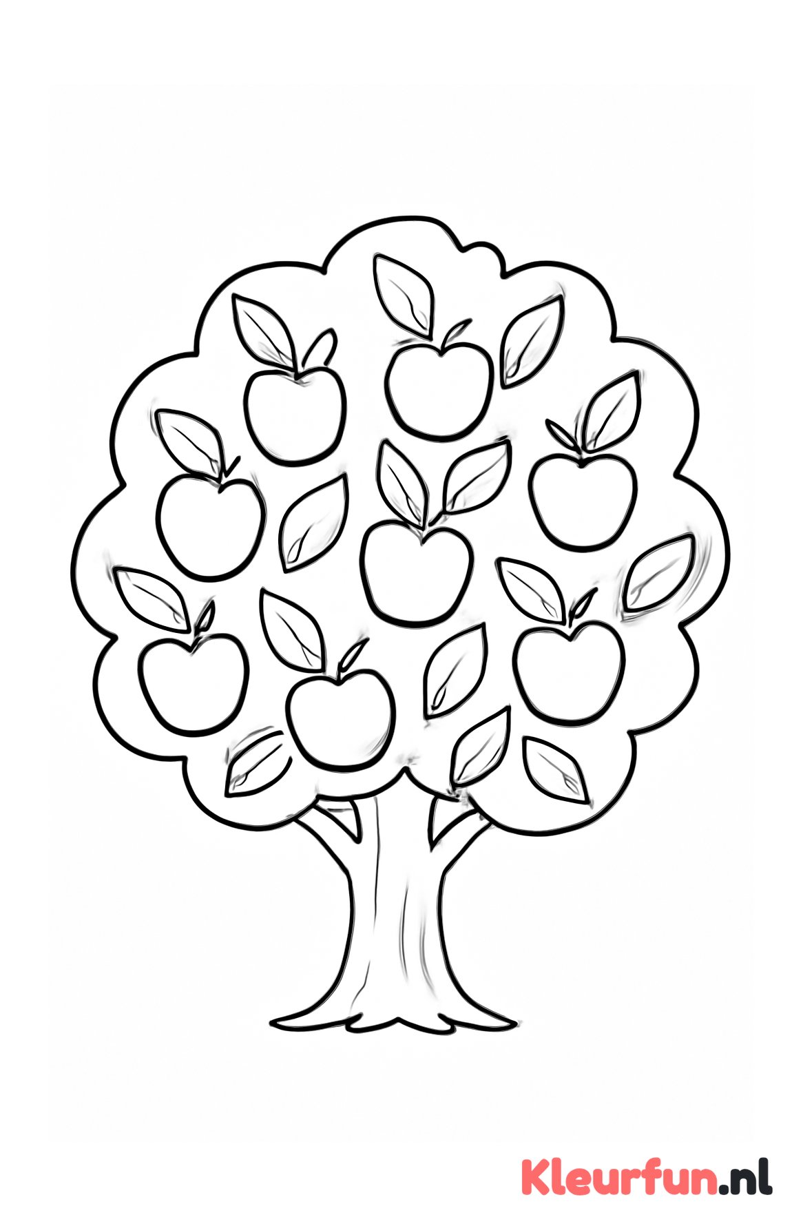 Appelboom vol appels