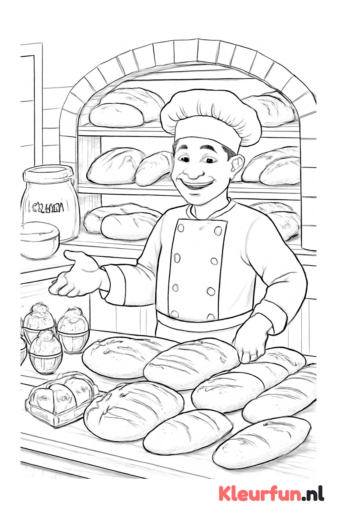 Traditionele bakkerij met diverse zoete lekkernijen