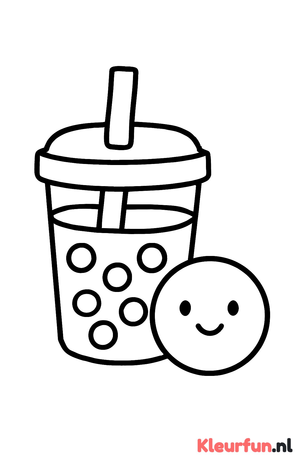Bubbeltheebeker met tapioca