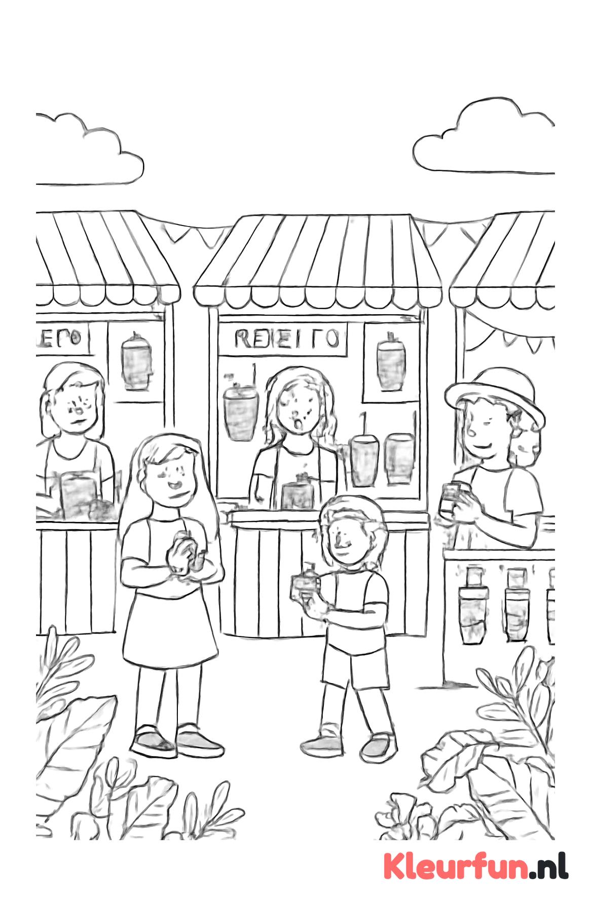Bubble tea marktkraampjes