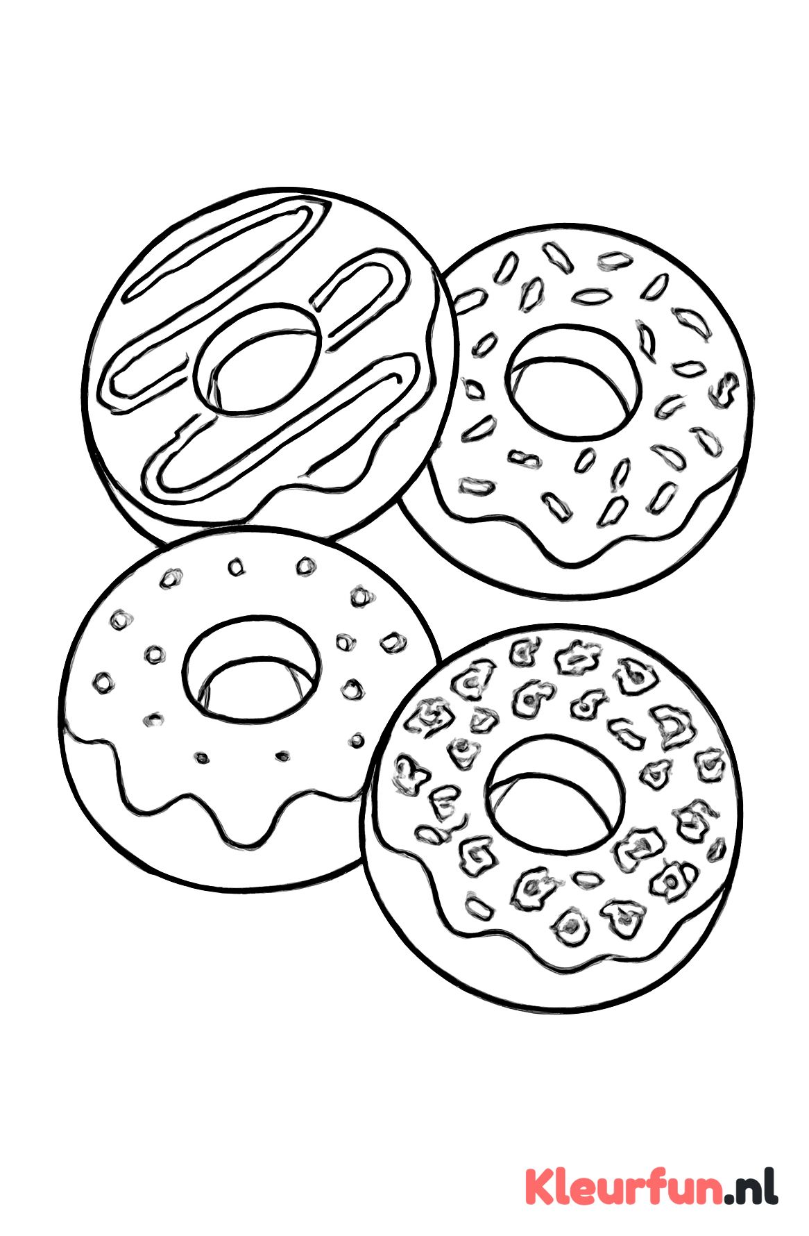 Donuts met diverse toppings