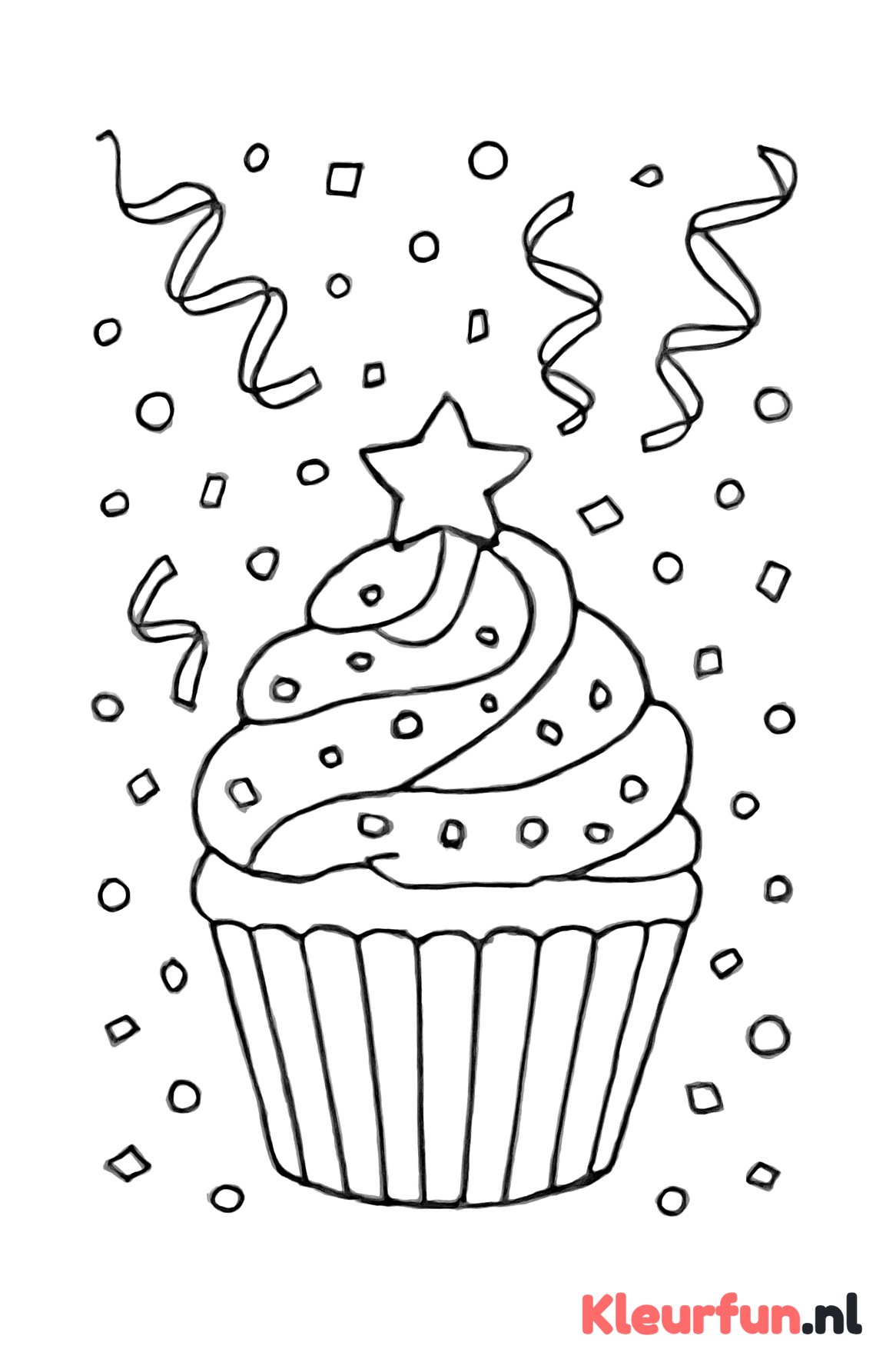 Feestelijke Cupcake