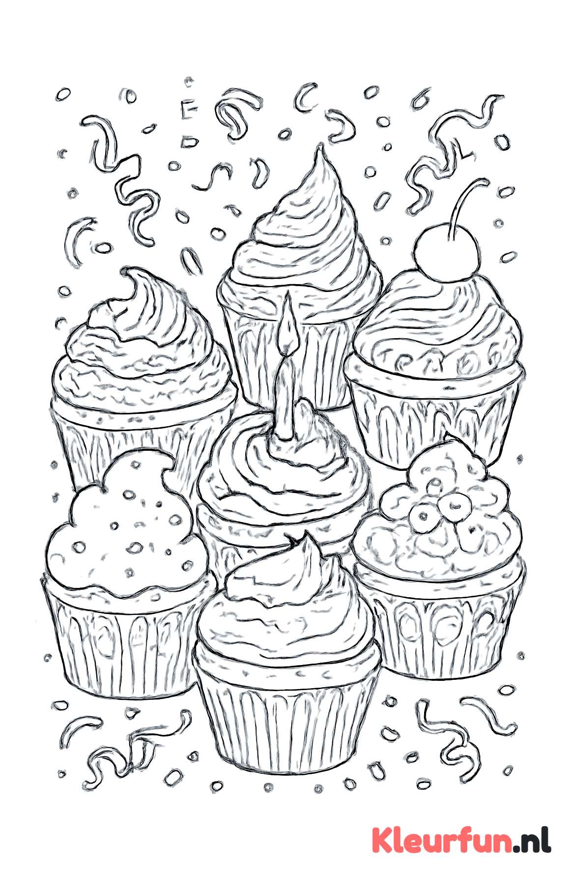 Feestelijke cupcakes