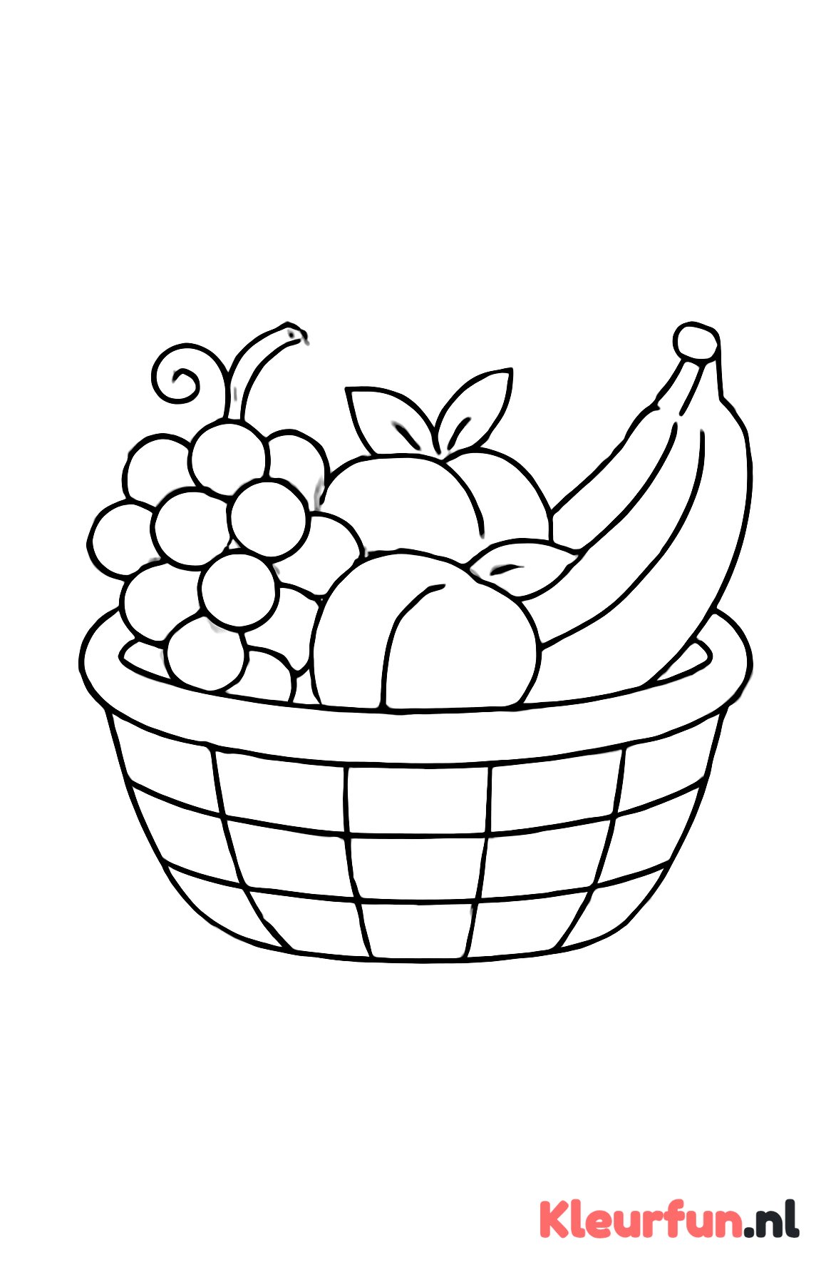 Fruitmandje eenvoudig