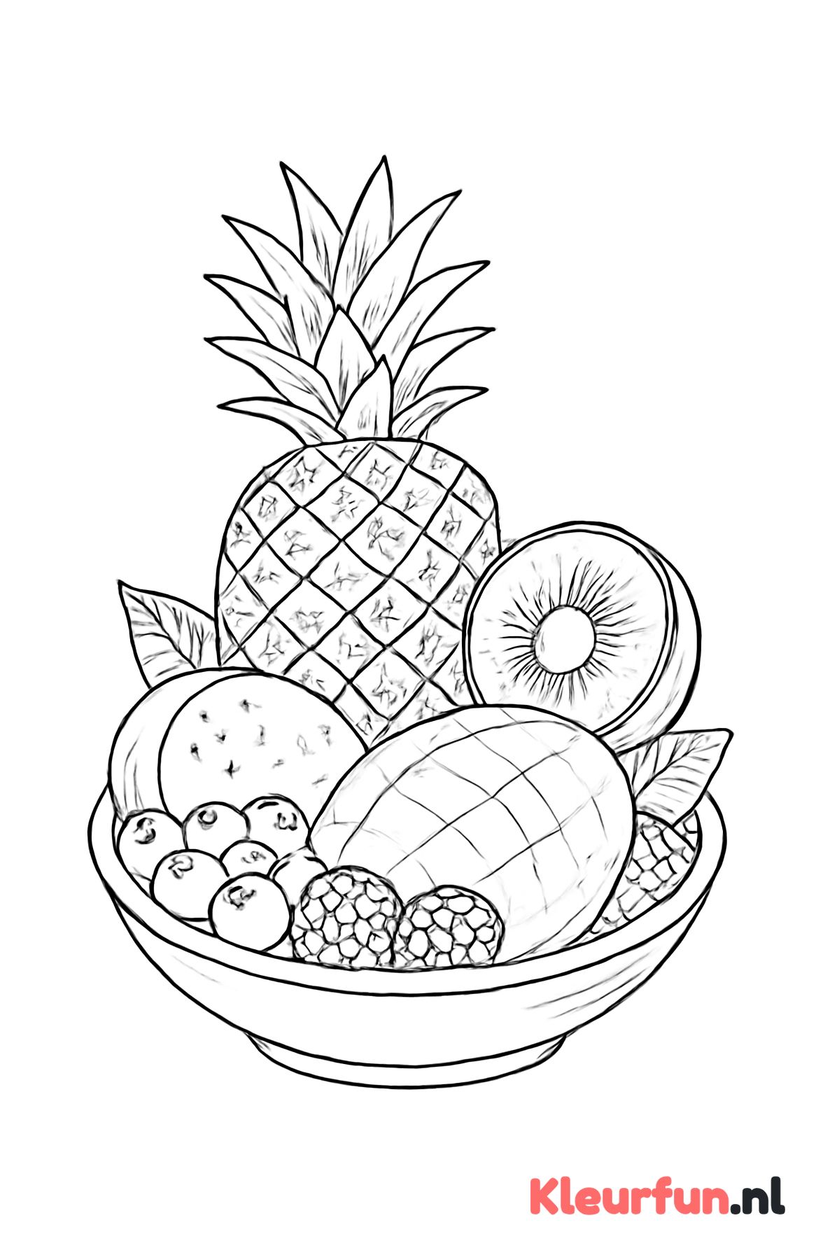 Fruitschaal met variatie