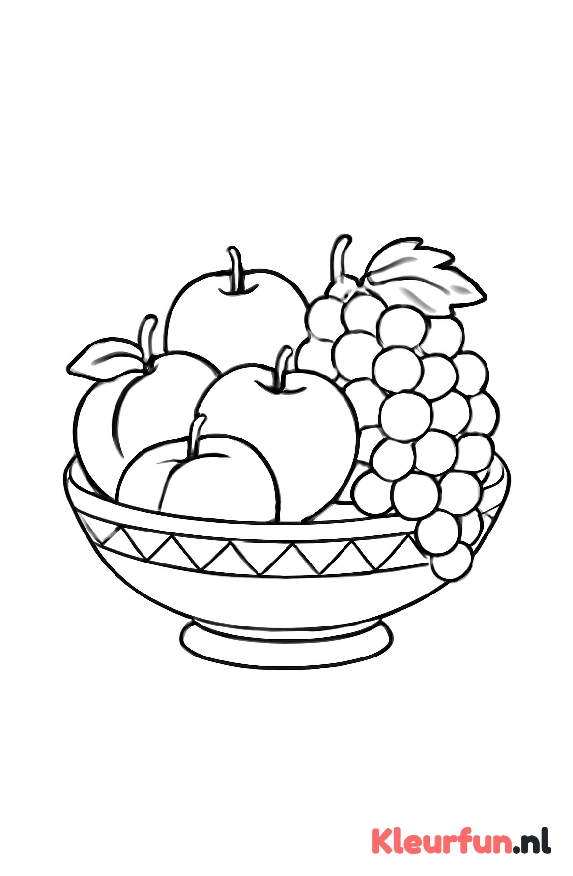 Fruitschaal met seizoensfruit