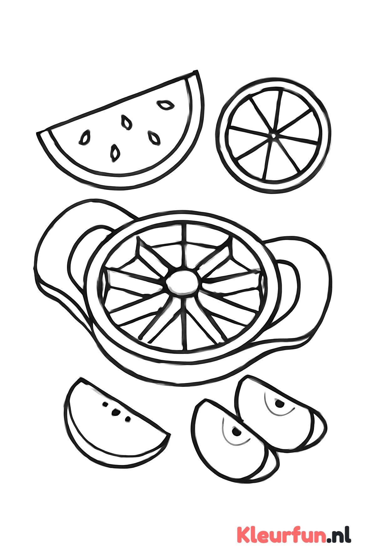 Gesneden fruit