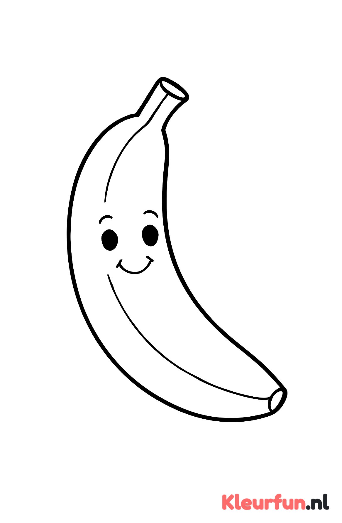 Glimlachende banaan