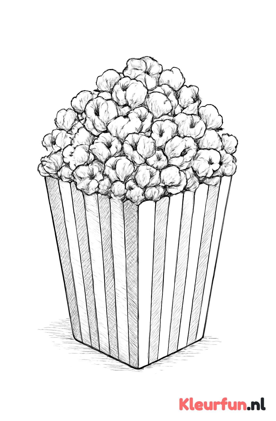 Grote bak popcorn