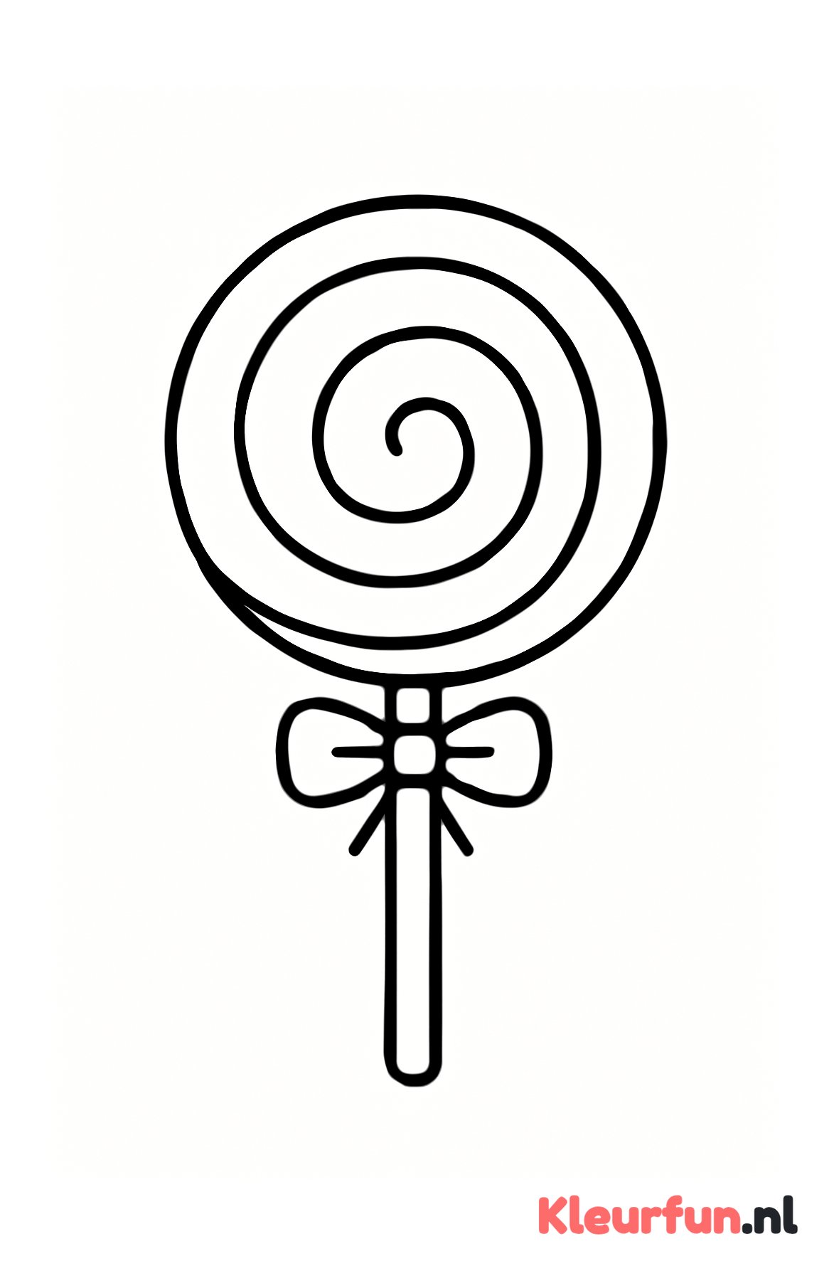 Grote eenhoekige lolly