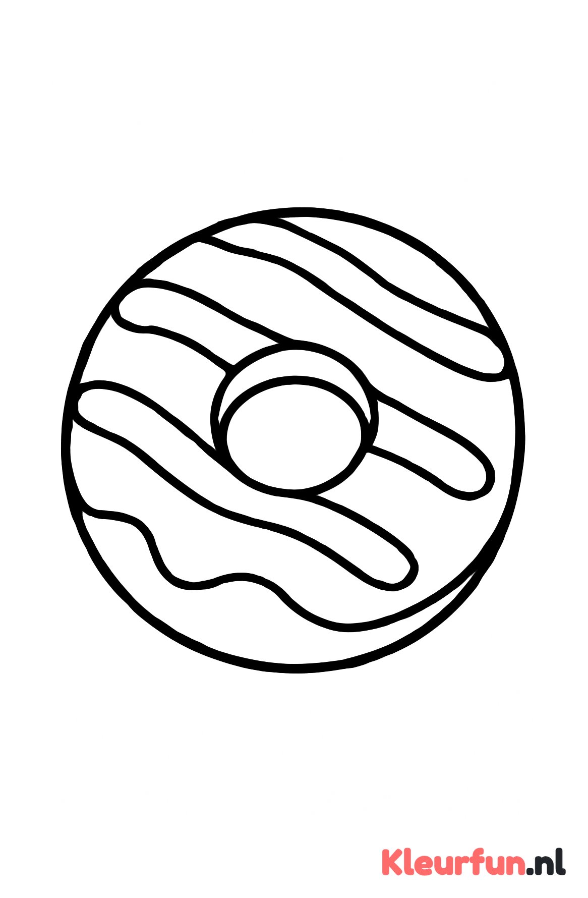 Grote eenvoudige donut