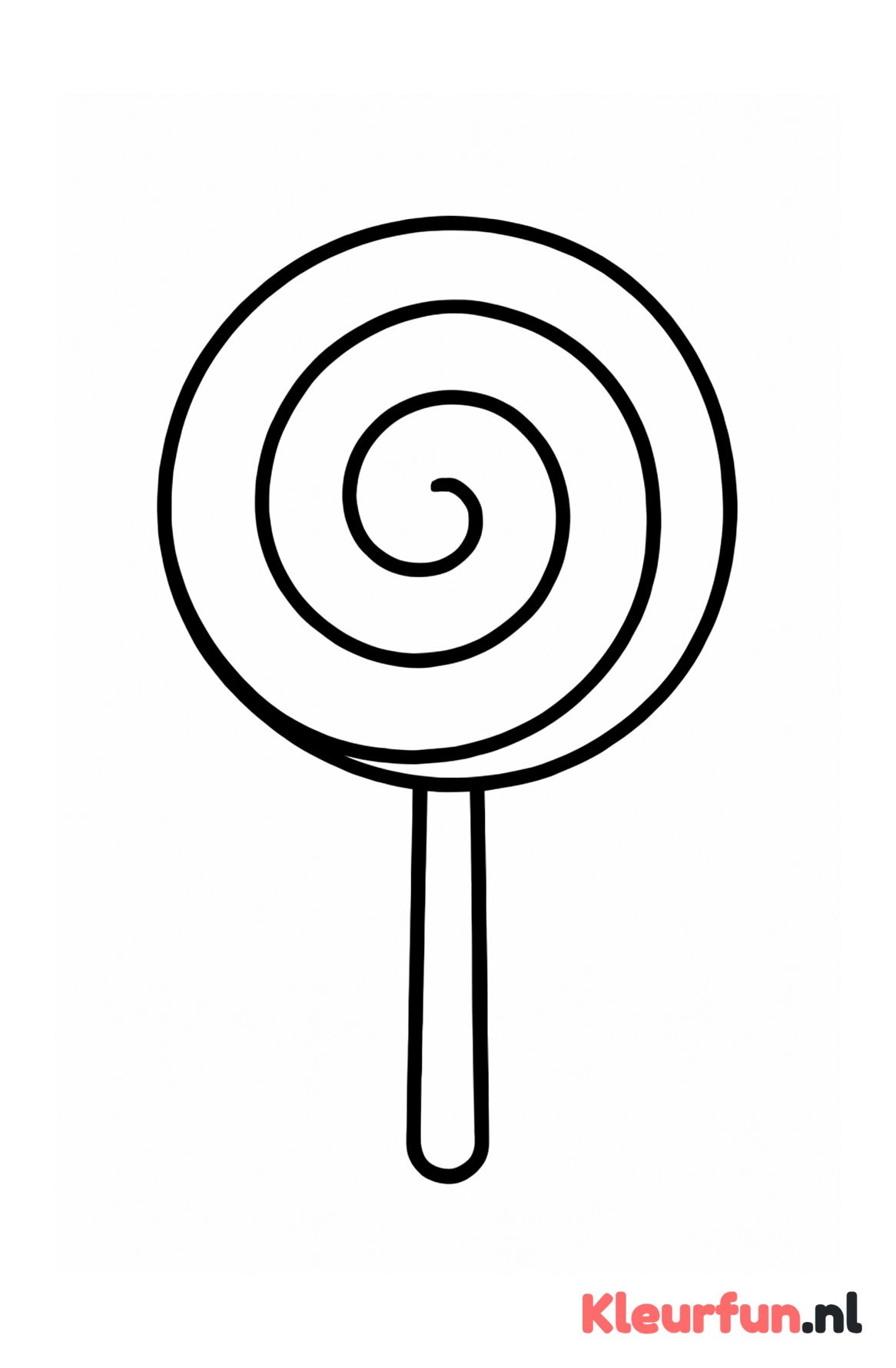 Grote eenvoudige lolly