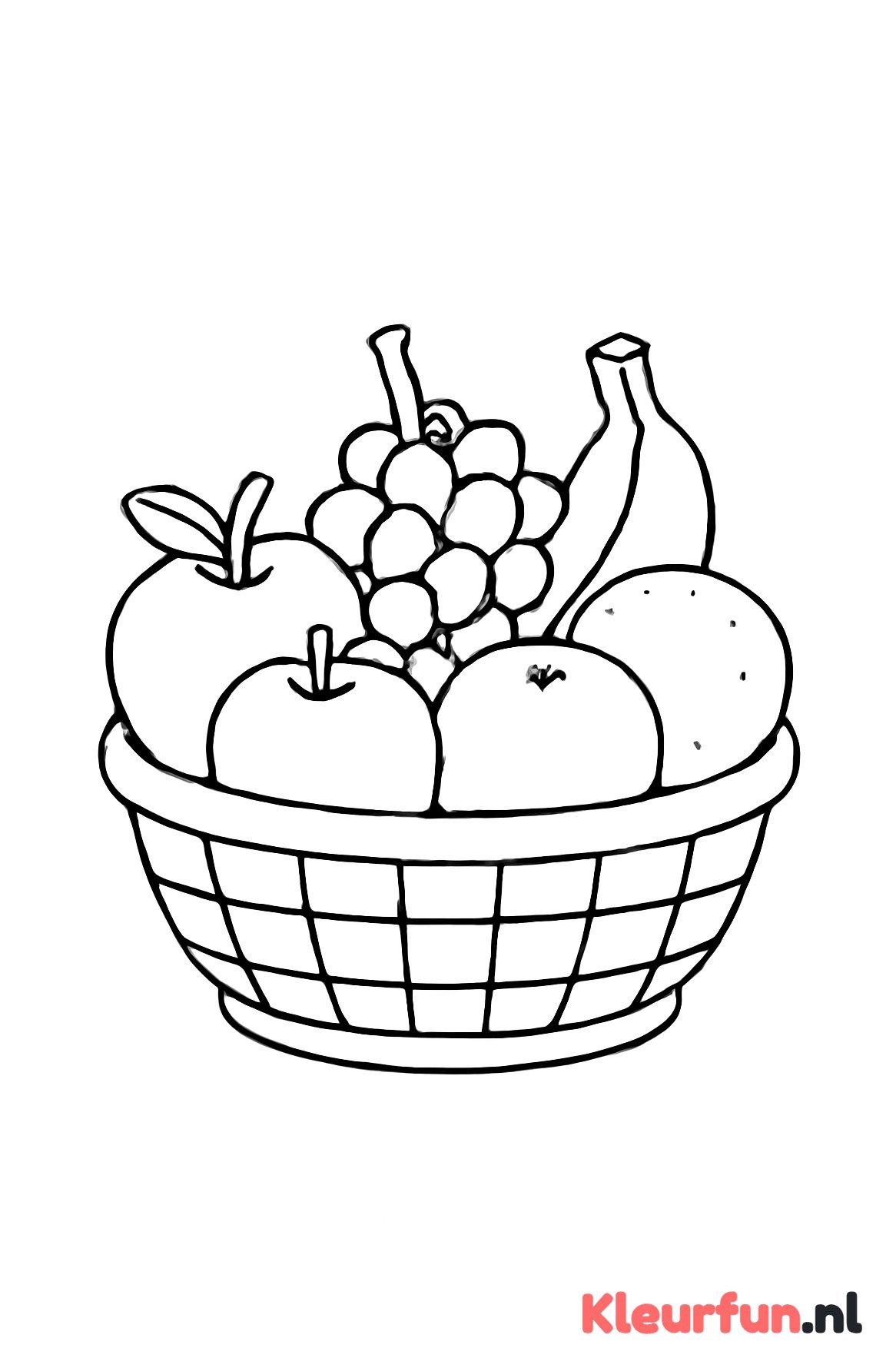 Grote Fruitmand Vol Fruit