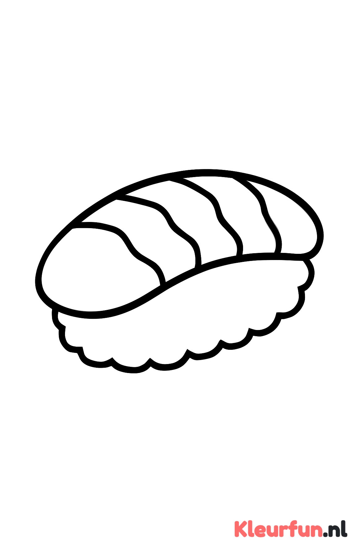 Grote nigiri sushi