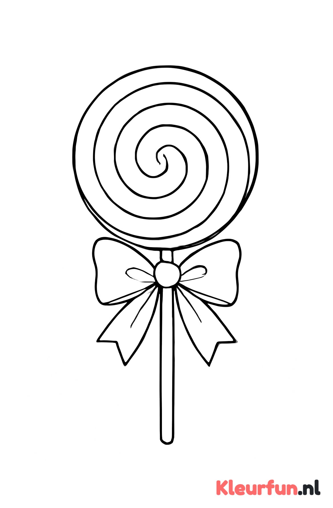 Grote spiralen lolly