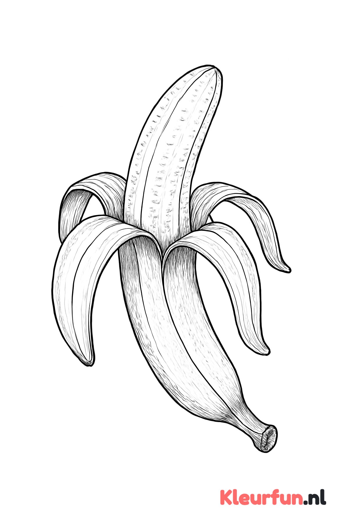 Half open banaan