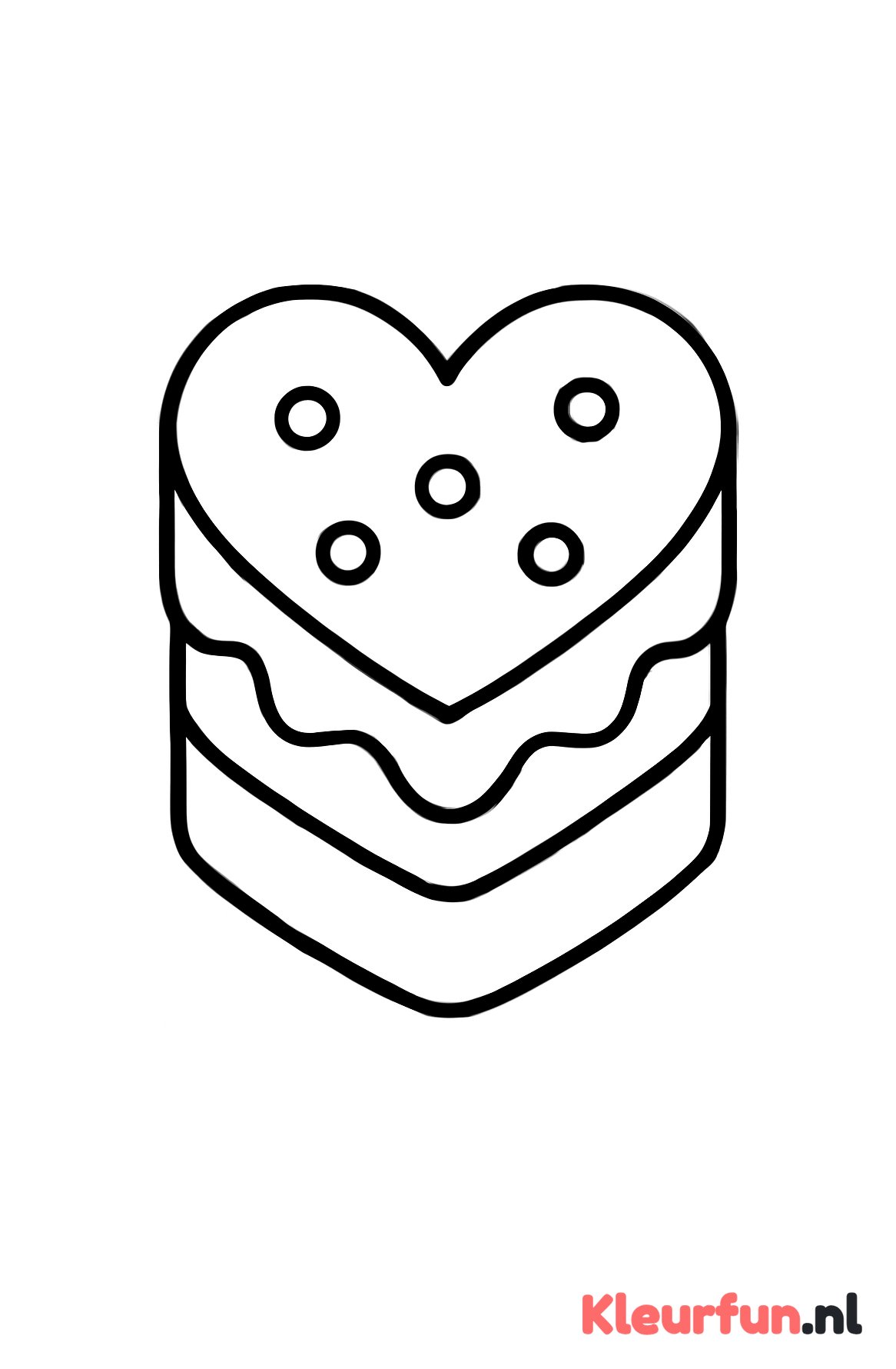 Hartvormige Taart