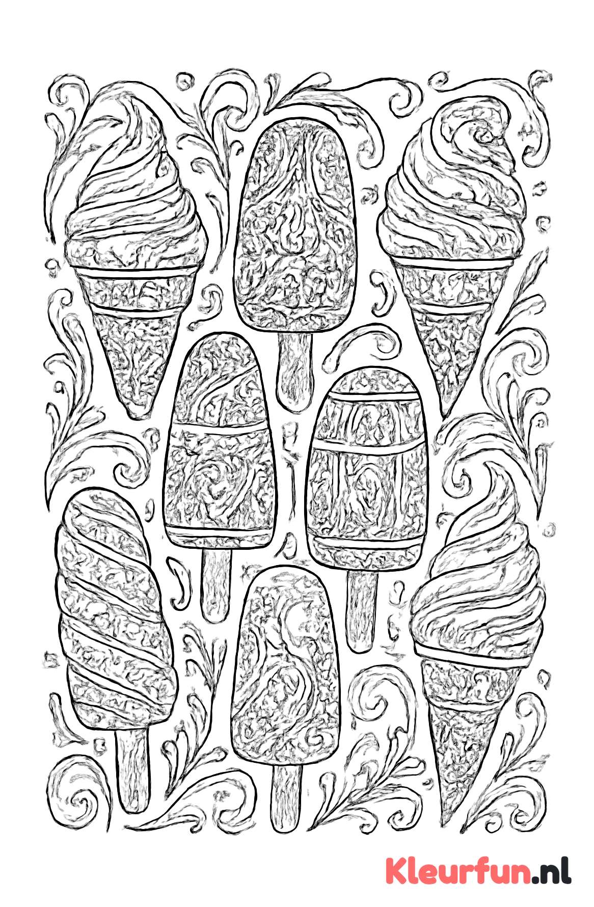 Ornamentale ijsjes