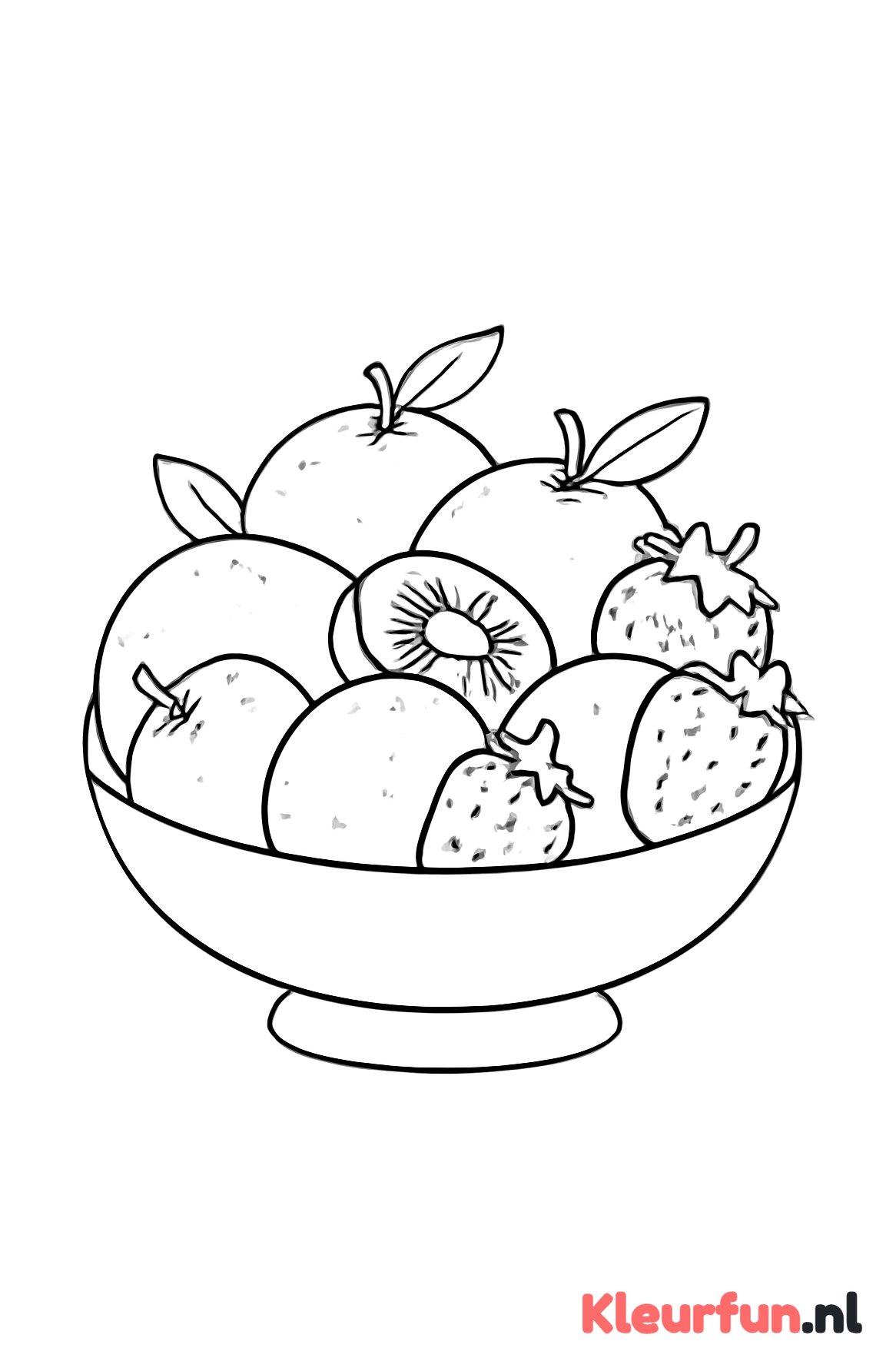 Schaal met fruit