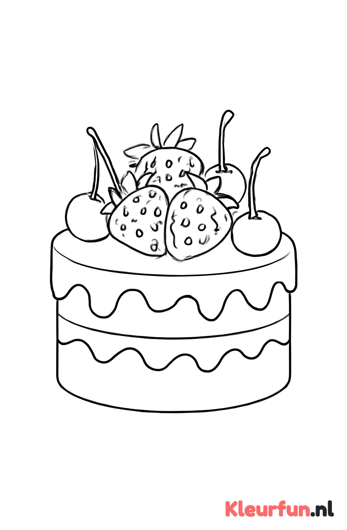 Taart met fruit