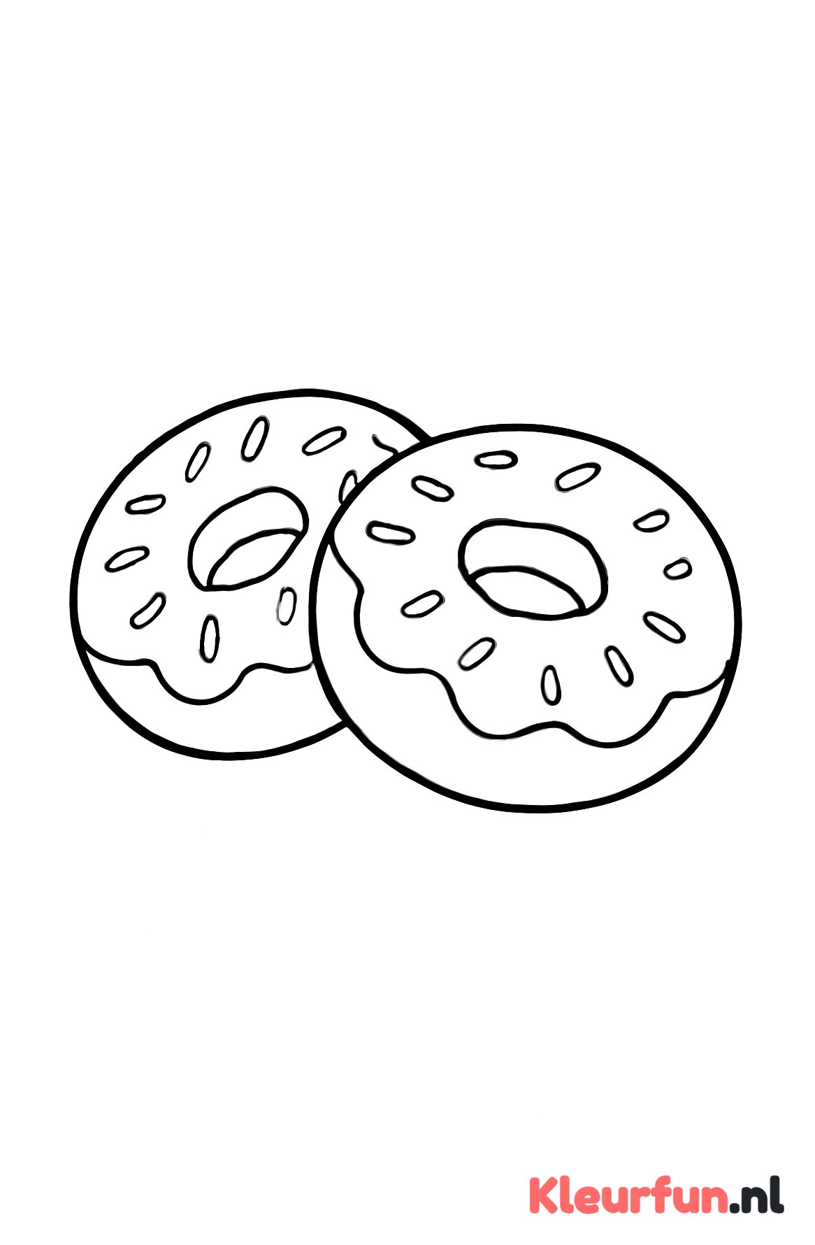 Twee donuts samen