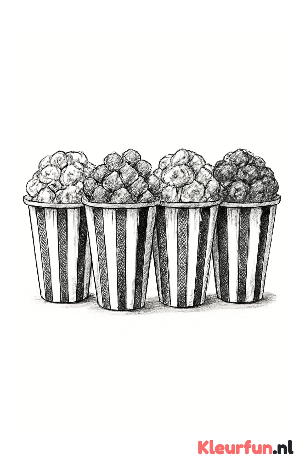 Verschillende popcorn smaken