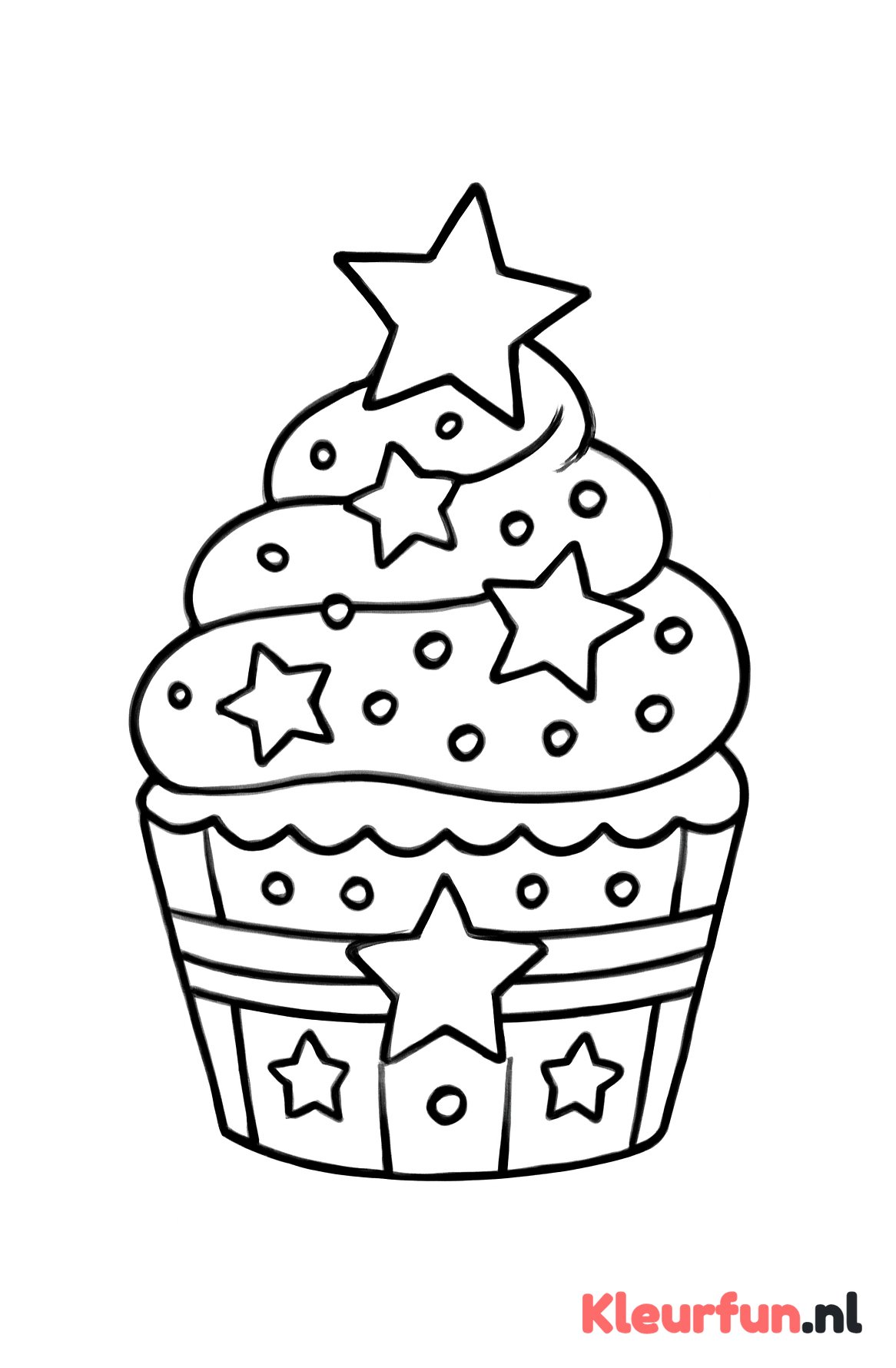 Versierde Cupcake