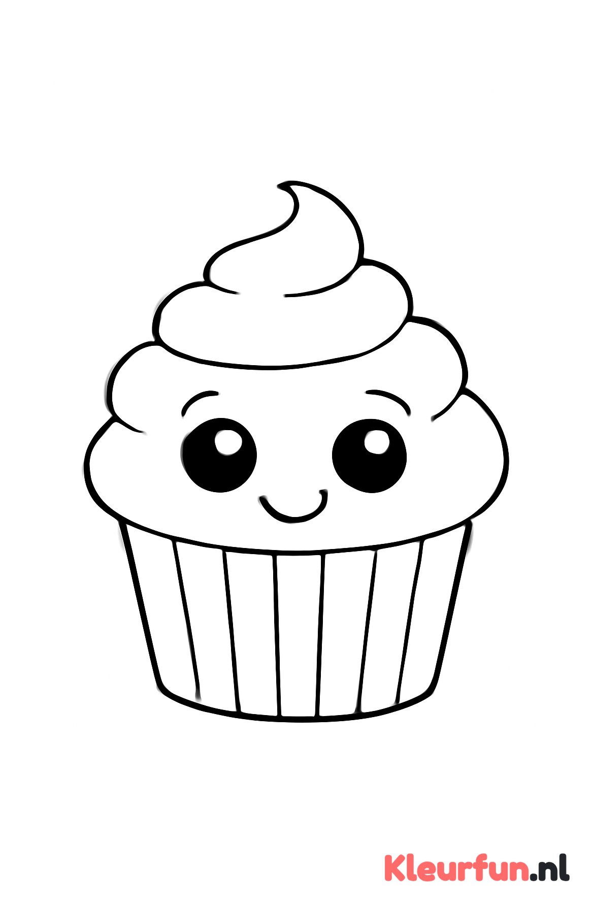 Vrolijke Cupcake