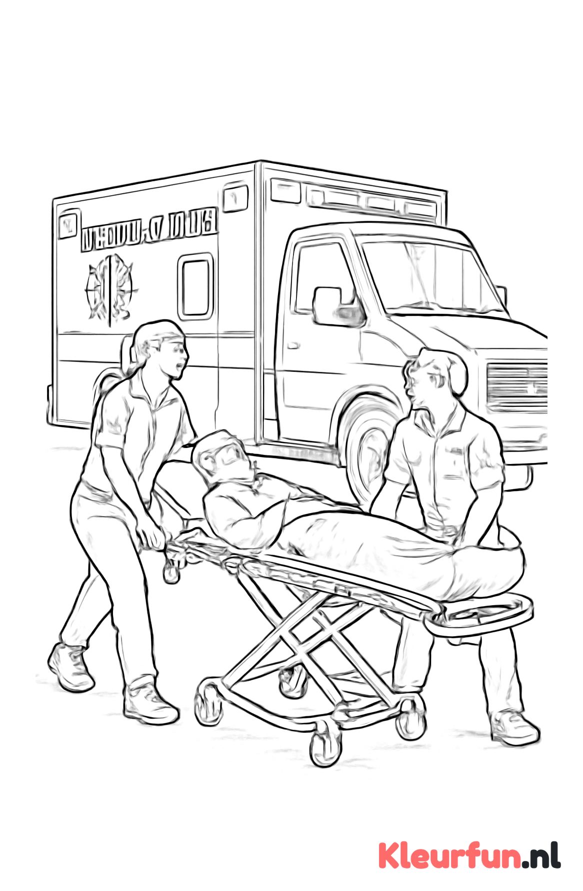Ambulance en paramedici actie