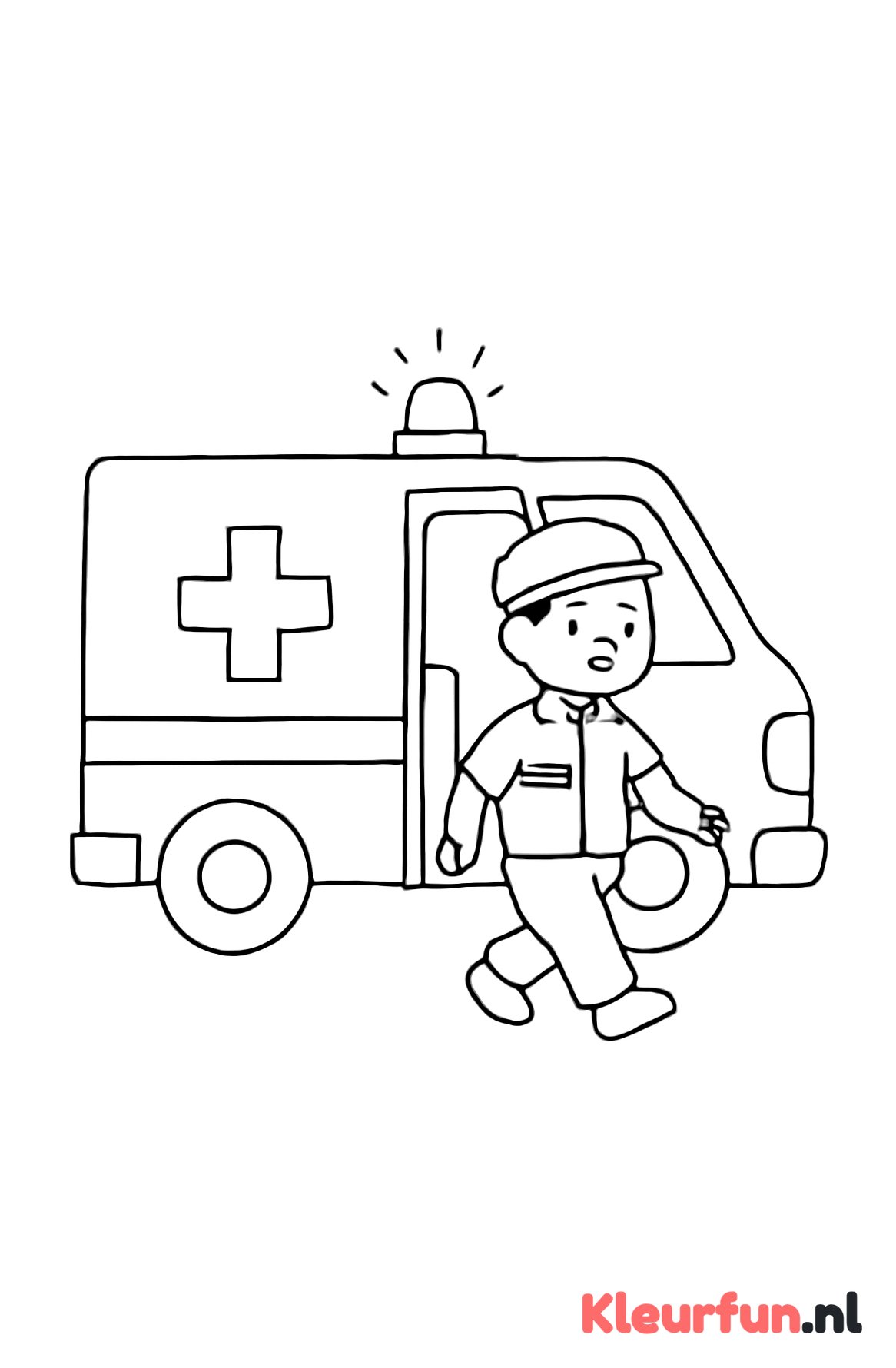 Ambulance met paramedicus