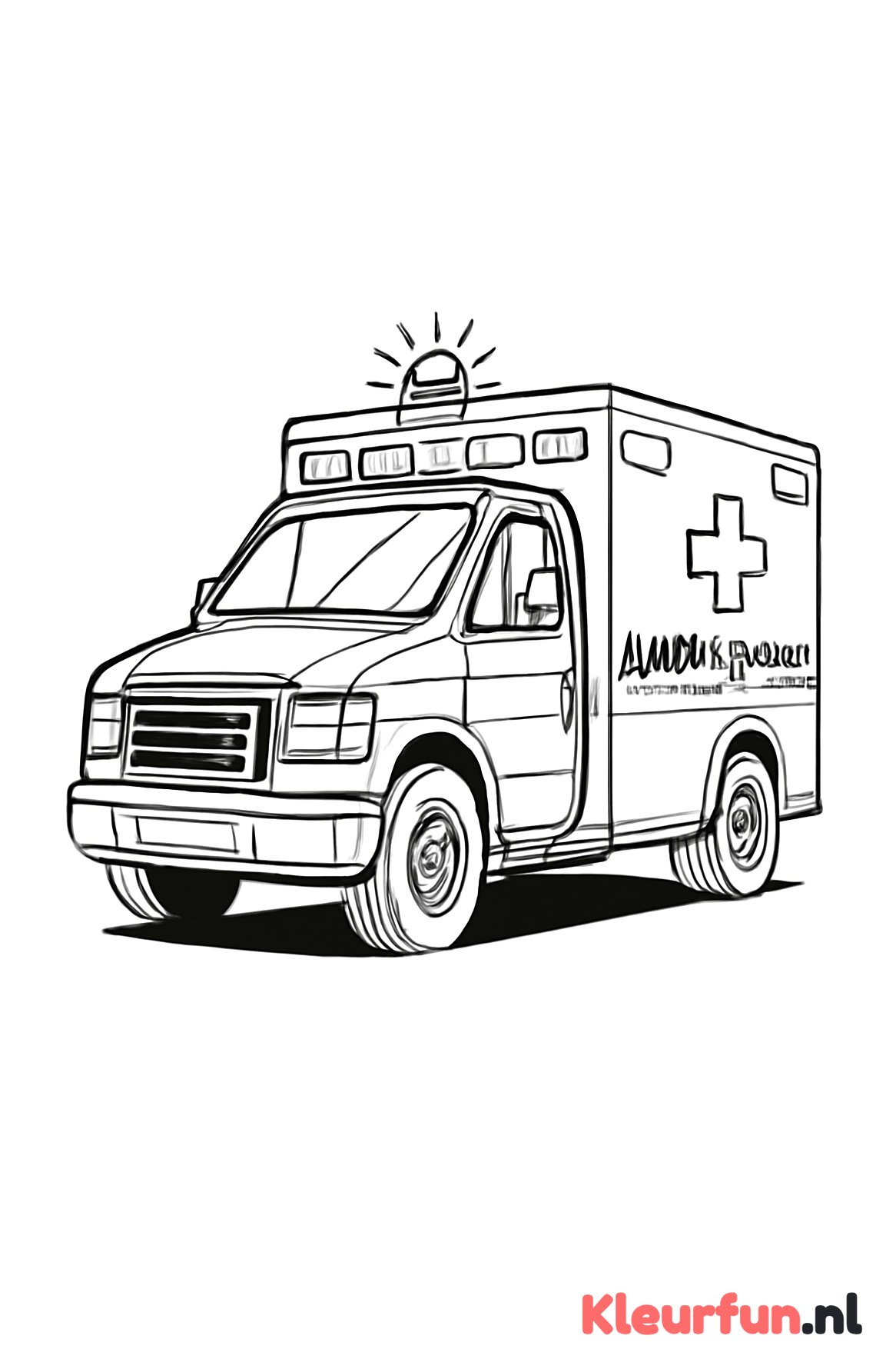 Ambulance met sirenes