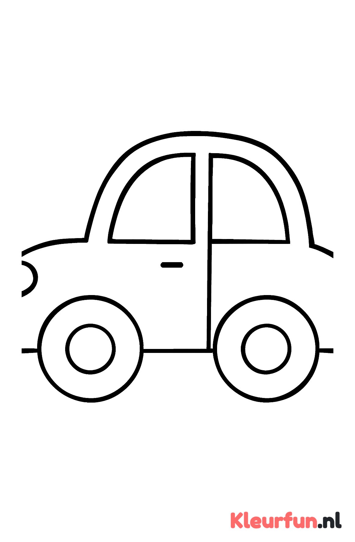 Eenvoudige grote auto