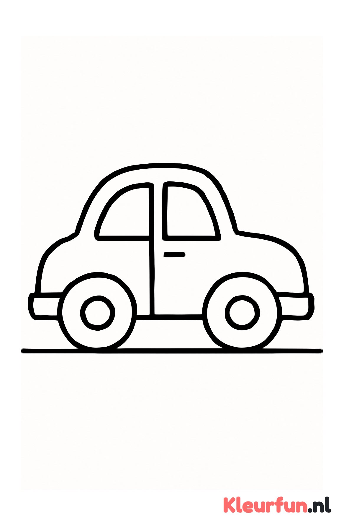 Auto op de weg