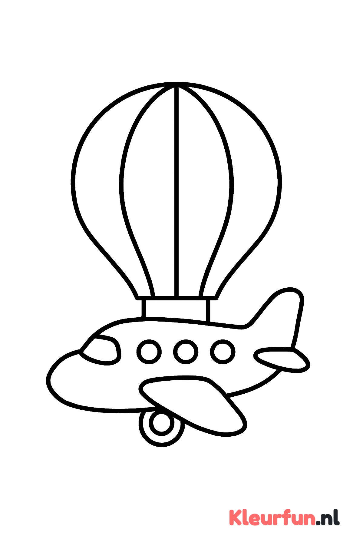 Ballonvliegtuig eenvoudig