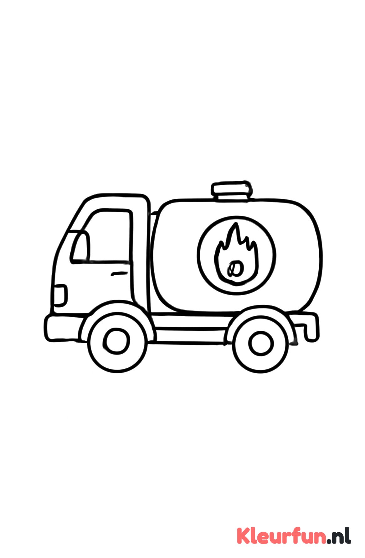 Brandstofvrachtwagen
