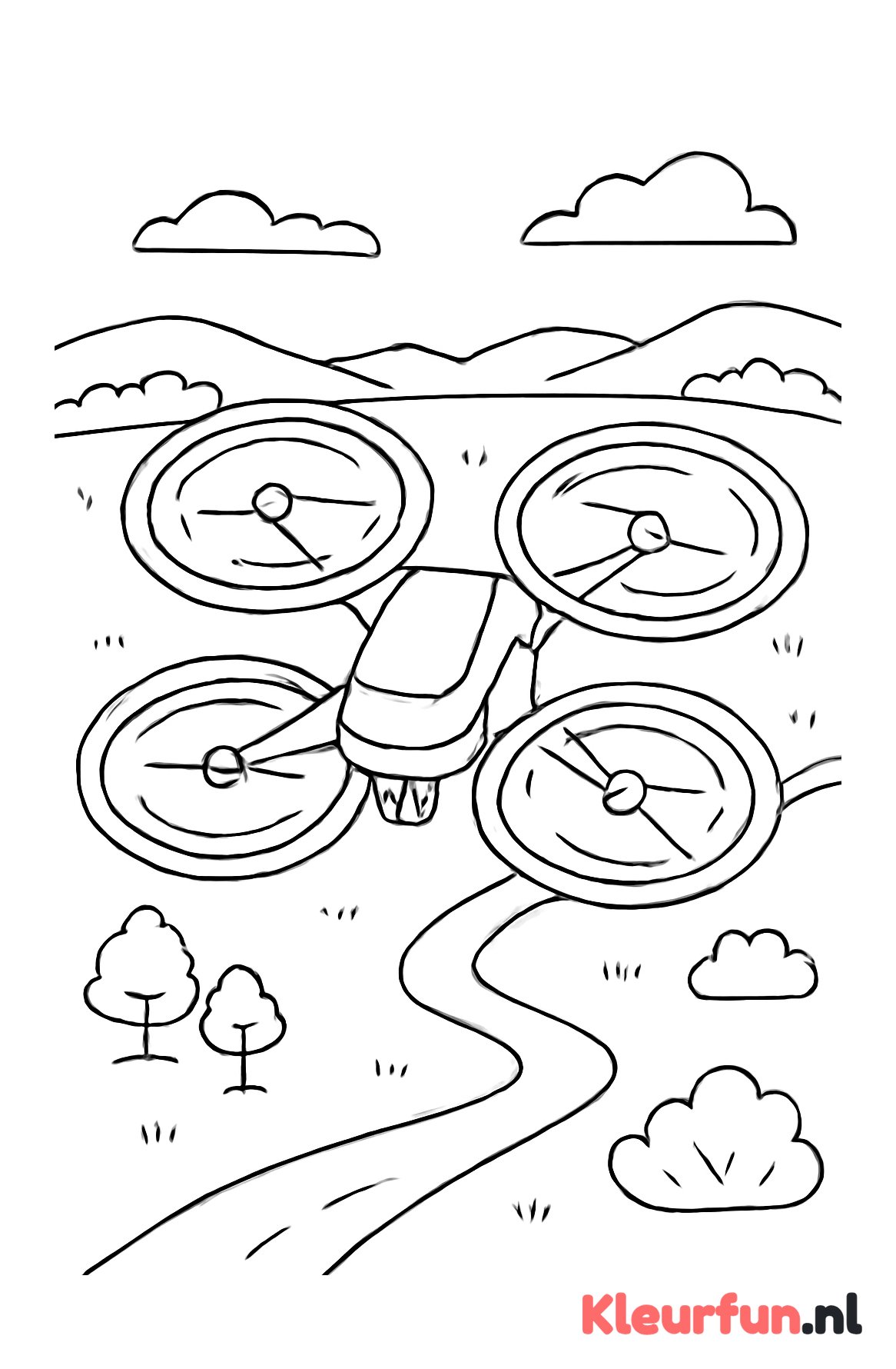 Drone op veld