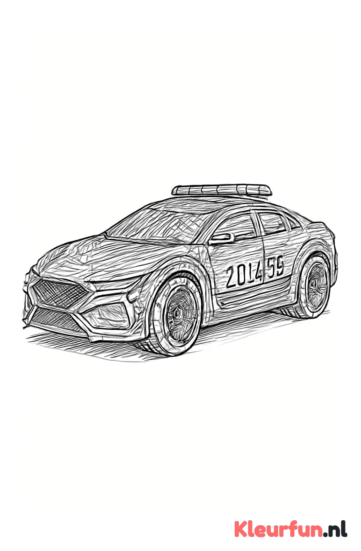 Futuristisch Politievoertuig