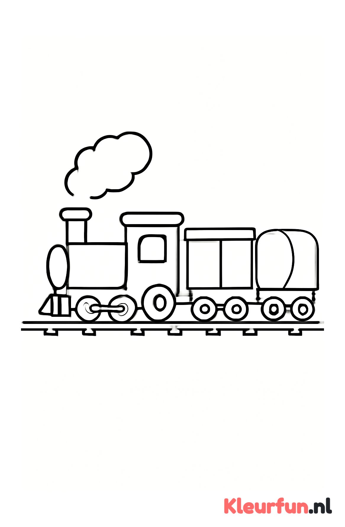 Eenvoudige goederentrein