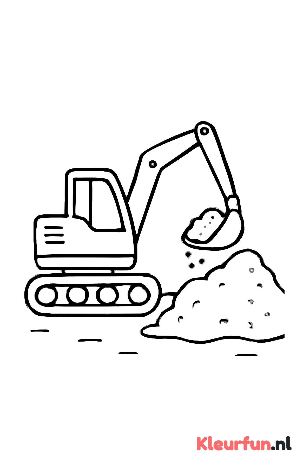 Graafmachine bij Zandberg