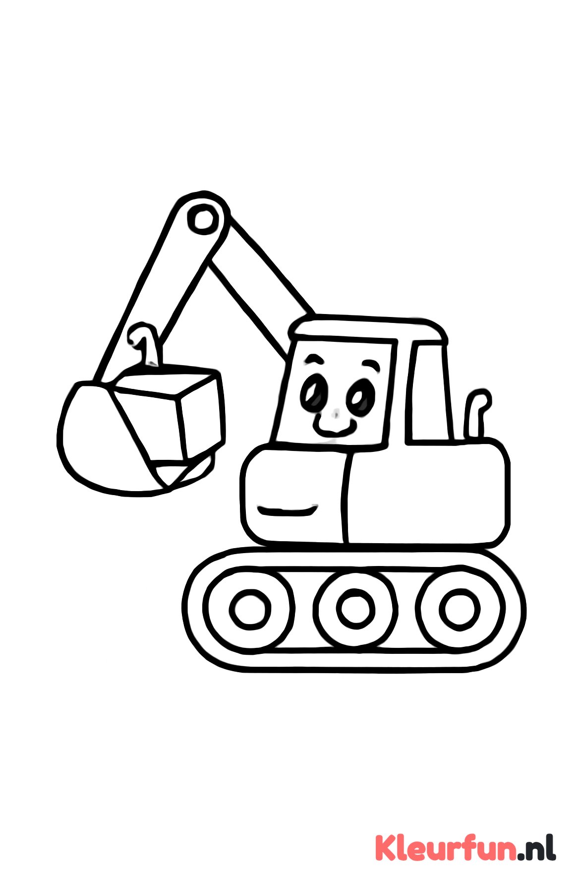 Graafmachine die Zand optilt