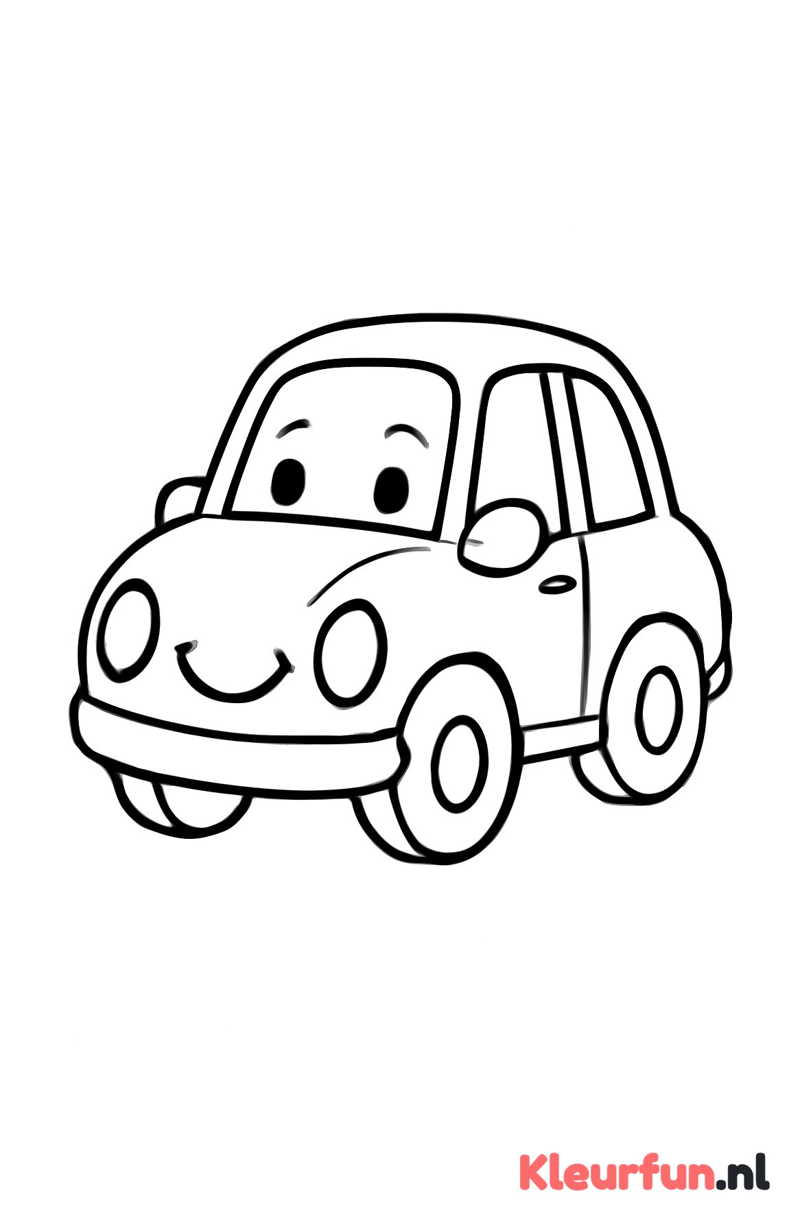 Grote eenvoudige auto
