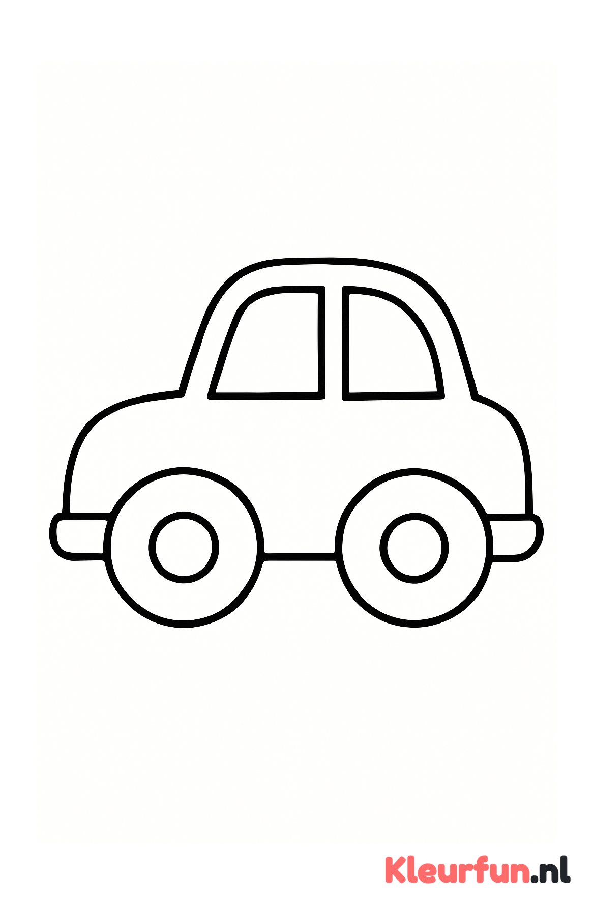 Grote eenvoudige auto