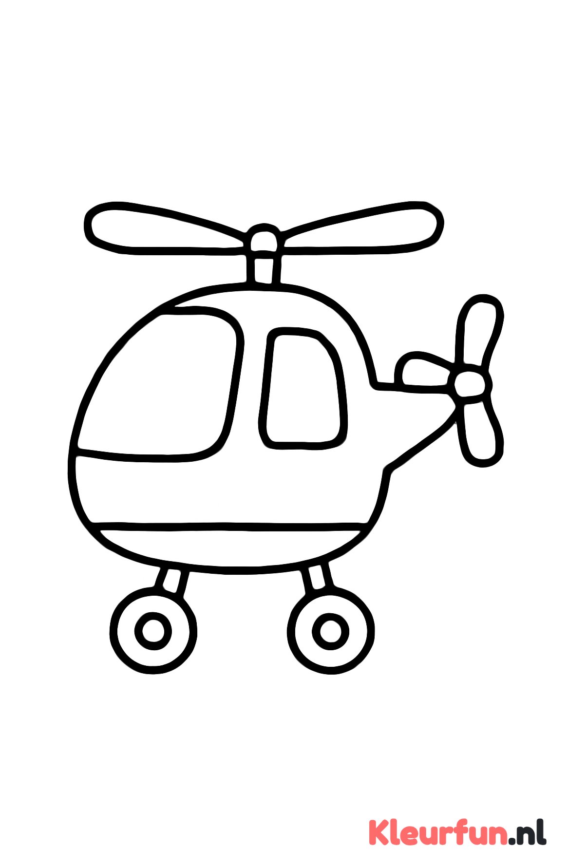 Grote eenvoudige helikopter