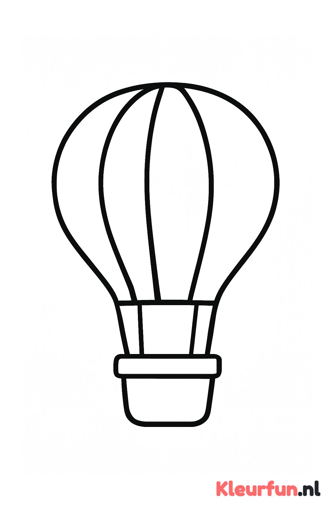 Grote eenvoudige luchtballon