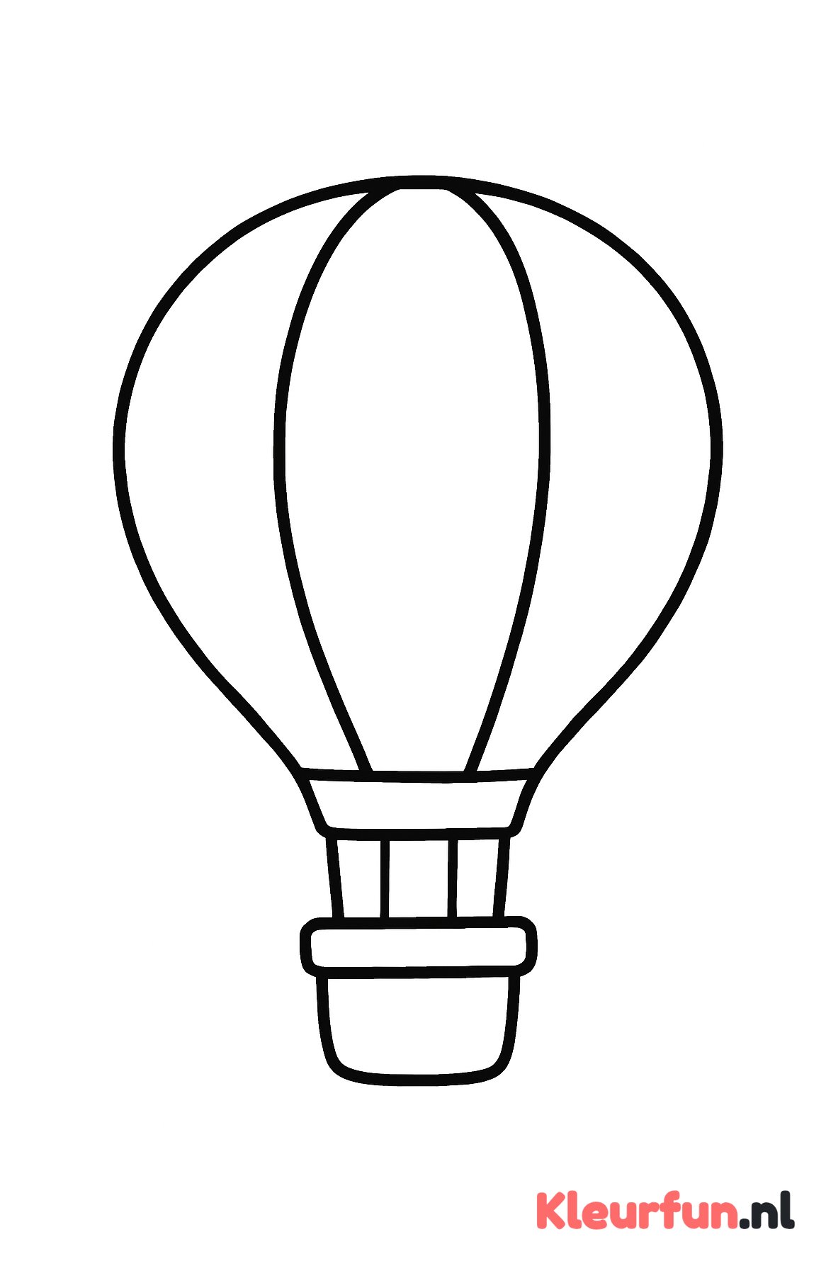 Grote hete luchtballon